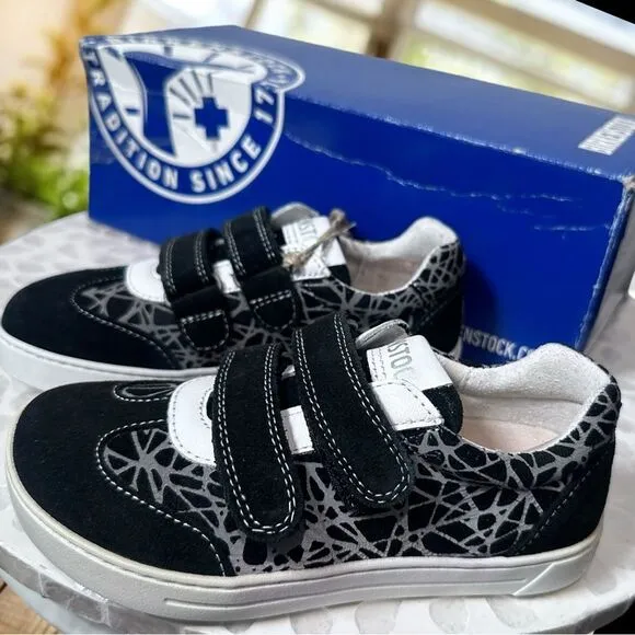 Birkenstock Kids Davao Velcro Two Strap Shoes Sneakers Unisex Boy Girl Size EU 2