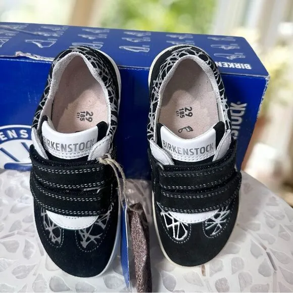 Birkenstock Kids Davao Velcro Two Strap Shoes Sneakers Unisex Boy Girl Size EU 2