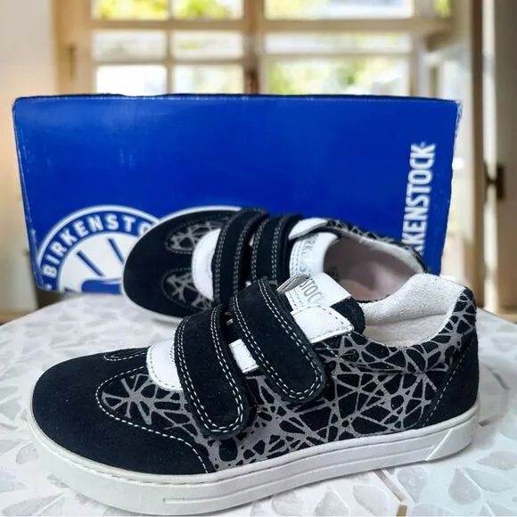 Birkenstock Kids Davao Velcro Two Strap Shoes Sneakers Unisex Boy Girl Size EU 2