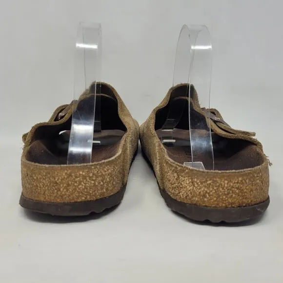 Birkenstock Sandals Mens EU45 US12.5 Zurich Brown Suede Slides Comfort Slip On