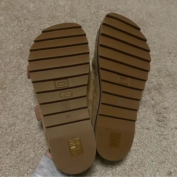 Birkenstock style Crystal Buckles Bibi Lou Rose 37 Anthropologie
