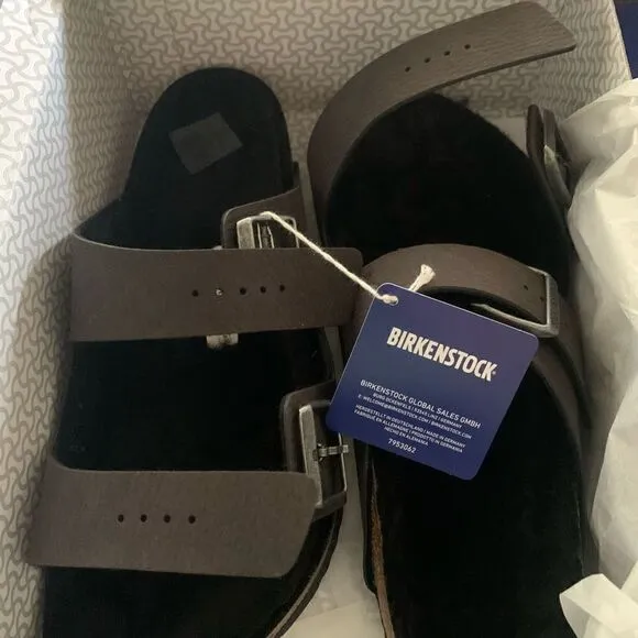 Birkenstock | Arizona Shearling Slide Sandals