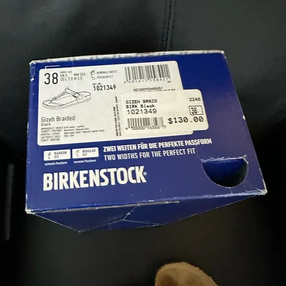 BNWT Birkenstock Gizeh braid sandal