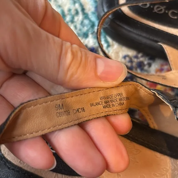 B.o.c by Born Melinda Black Sandals