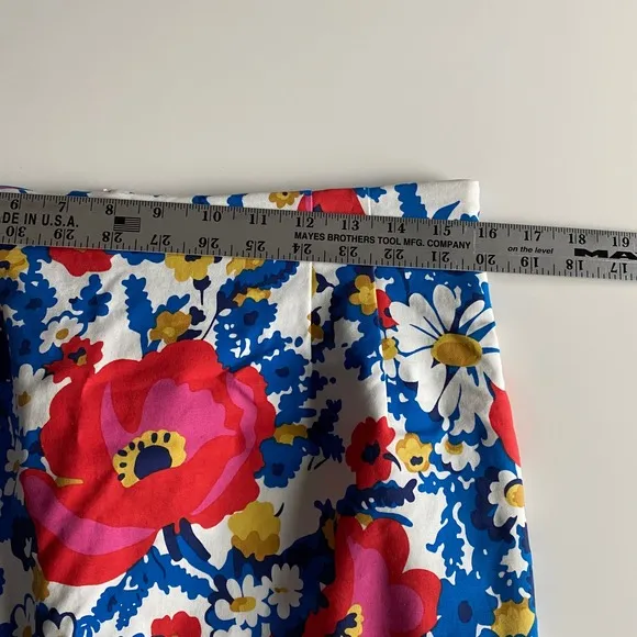 Boden Richmond Poppy Floral Pencil Skirt Colorful Career Office UK14 US10