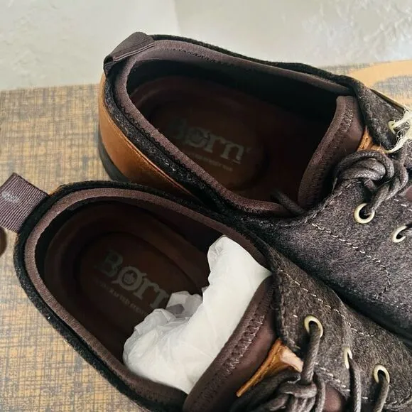 BORN Marcus Lightweight Sneaker, Dress Comfort Shoe, Dark Brown, NWT