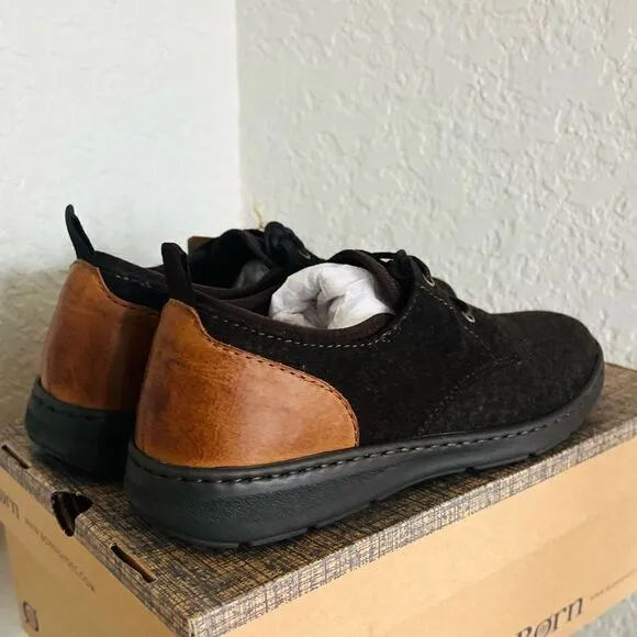 BORN Marcus Lightweight Sneaker, Dress Comfort Shoe, Dark Brown, NWT