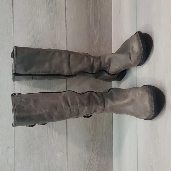 Born Women Attila  Comfort Leather Tall Riding Boots shoes sz 7.5