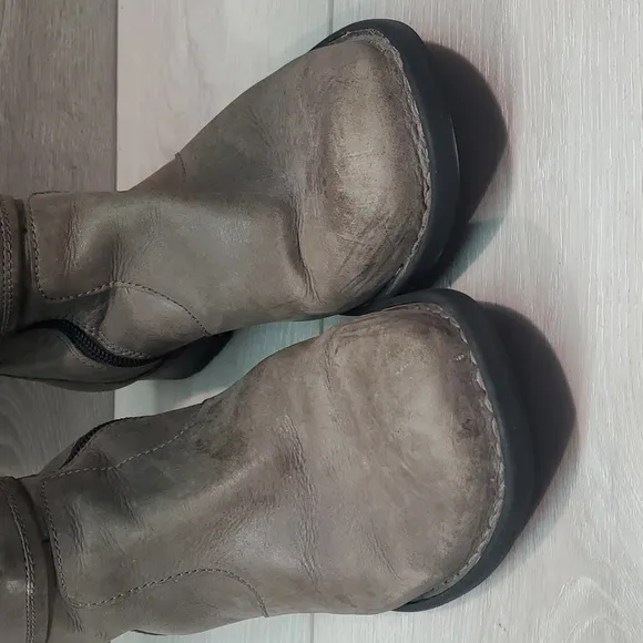 Born Women Attila  Comfort Leather Tall Riding Boots shoes sz 7.5