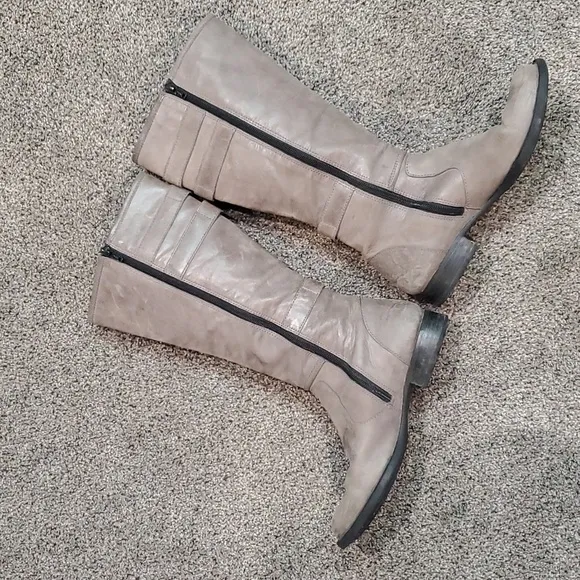 Born Women Attila  Comfort Leather Tall Riding Boots shoes sz 7.5