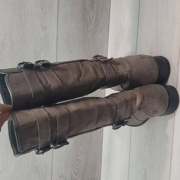 Born Women Attila  Comfort Leather Tall Riding Boots shoes sz 7.5