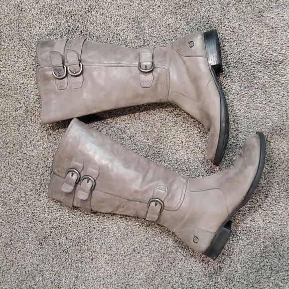 Born Women Attila  Comfort Leather Tall Riding Boots shoes sz 7.5