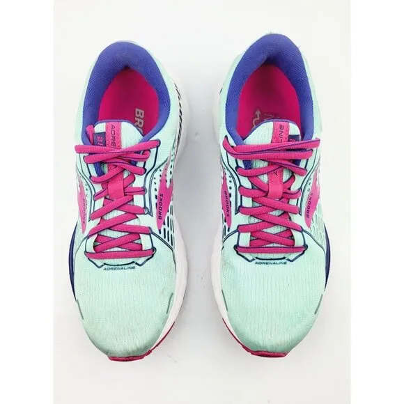 Brooks Adrenaline GTS 21 Women's Fitness Lifestyle Sneakers - Size 7.5
