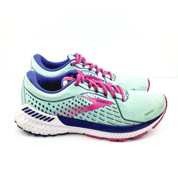 Brooks Adrenaline GTS 21 Women's Fitness Lifestyle Sneakers - Size 7.5