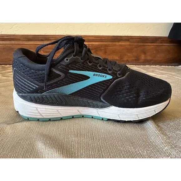 BROOKS Ariel 20 Womens Running Shoes Walking‎ Active Sneakers Black Blue 9 B