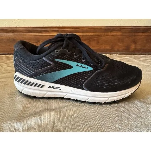 BROOKS Ariel 20 Womens Running Shoes Walking‎ Active Sneakers Black Blue 9 B