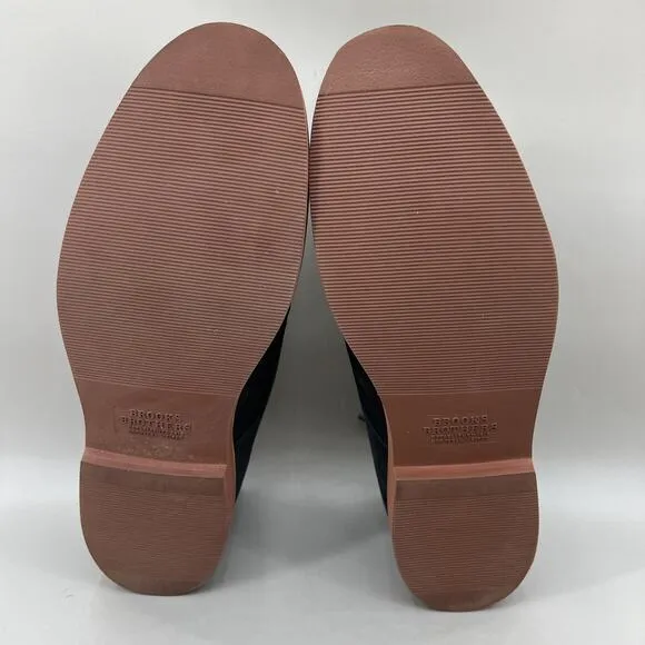 Brooks Brothers Classic Bucks Oxford Men Size 13 D Blue Nubuck Comfort Low Shoes