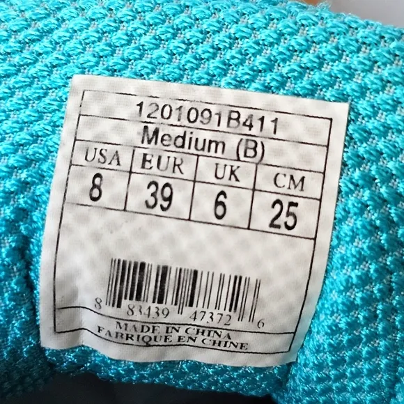 Brooks Cascadia 7 Lace Up Trail Running Hiking Lightweight Sneaker Blue Shoes 8