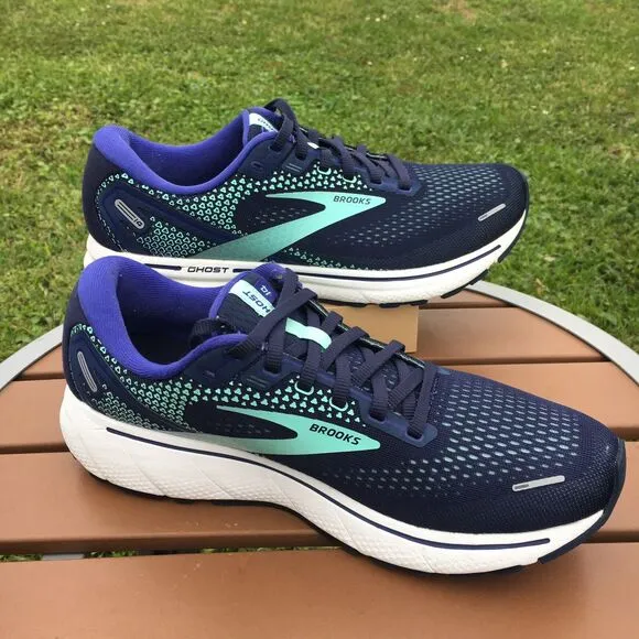 Brooks Ghost 14 Sneakers Size 11 Blue Purple Athletic Shoes Running  Comfort