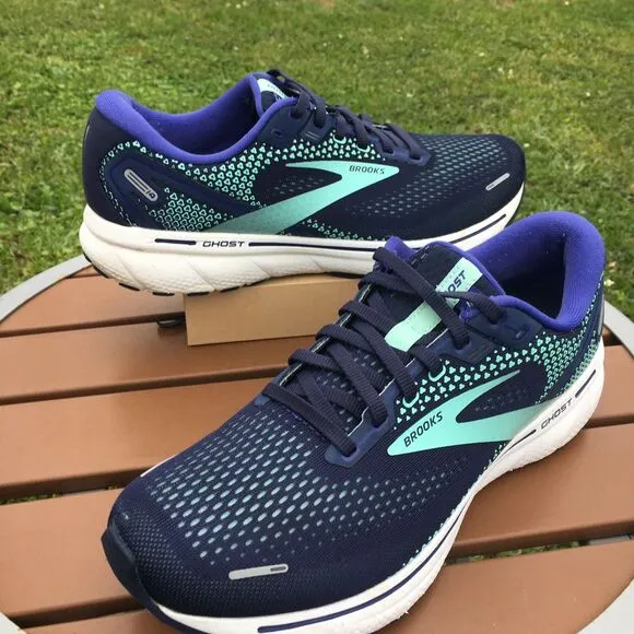 Brooks Ghost 14 Sneakers Size 11 Blue Purple Athletic Shoes Running  Comfort
