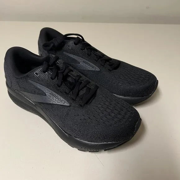 Brooks Ghost 15 Running Shoes - Black Fitness Sneakers, Women's 8.5