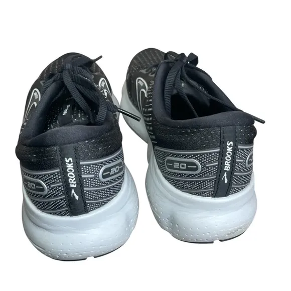 Brooks Glycerin 20 Men's Size 9.5 Running Shoes Black Athletic Gym Walking EUC