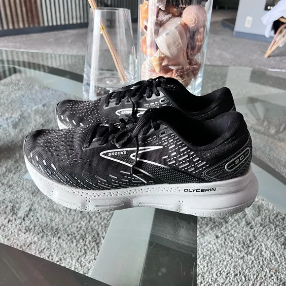 Brooks Glycerin 20 Running Shoes 1103821D059 Sneakers Black Ex Cond Men’s 8D Med