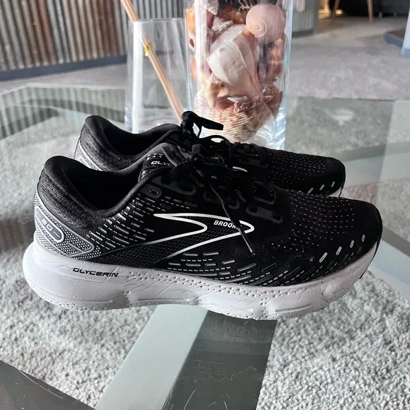 Brooks Glycerin 20 Running Shoes 1103821D059 Sneakers Black Ex Cond Men’s 8D Med