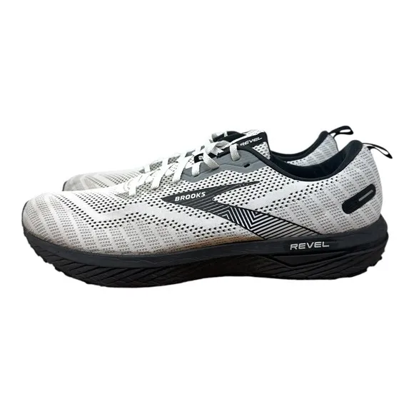 Brooks Revel 6 Mens Size 14 Shoes Alloy Primer Grey Oyster Road Running Neutral