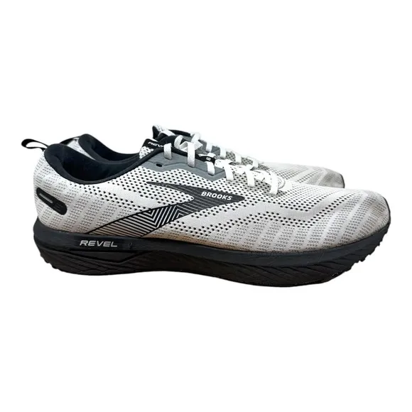 Brooks Revel 6 Mens Size 14 Shoes Alloy Primer Grey Oyster Road Running Neutral