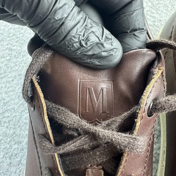 Bruno Magli Diego Sneakers Men's 10M Cognac Low Top Shoes‎ Brown Leather Lace Up