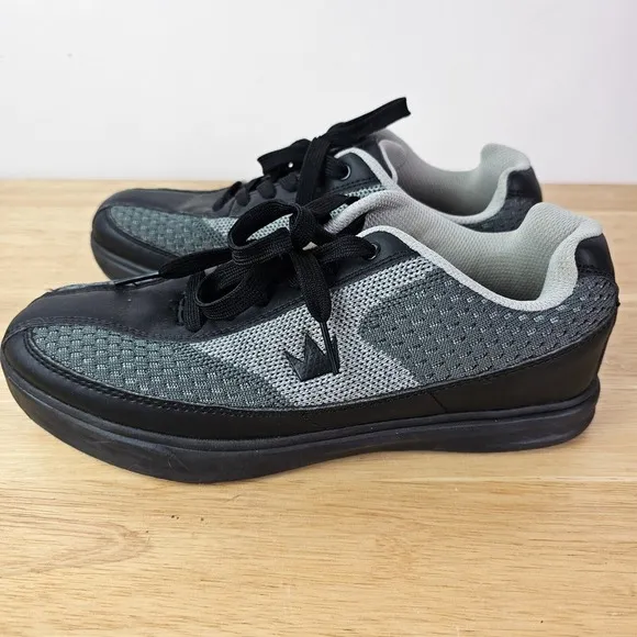 Brunswick Men's Renegade Mesh Grey Bowling Shoes Size 6.5 Comfort Lace Up