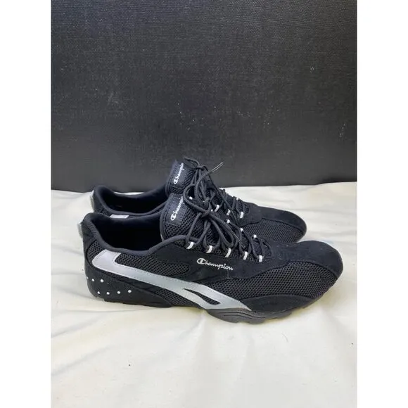 Champion Womens Black White Sneakers Shoes Size 10 SKU 6823