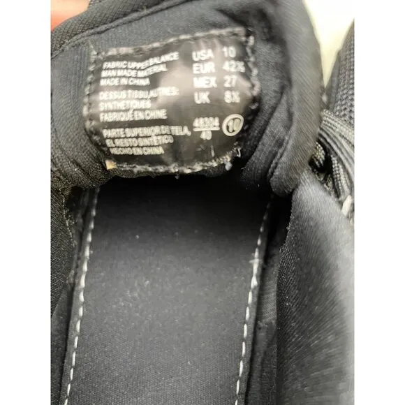 Champion Womens Black White Sneakers Shoes Size 10 SKU 6823