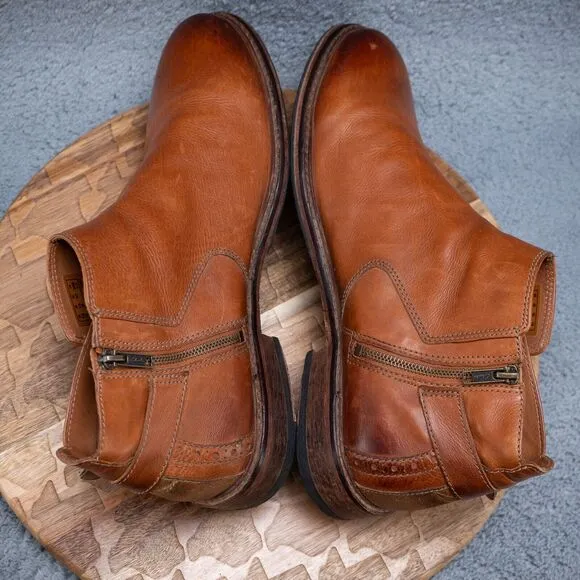 Clarks Men's SMART Clarkdale Remi Dark Tan Burnished Lea Size 13 M