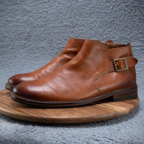 Clarks Men's SMART Clarkdale Remi Dark Tan Burnished Lea Size 13 M
