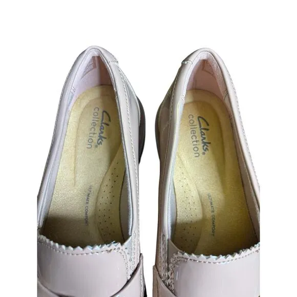 Clark’s Westlynn Bella Warm Beige Chunky Loafer Size  8.5 Preppy Trendy Classic