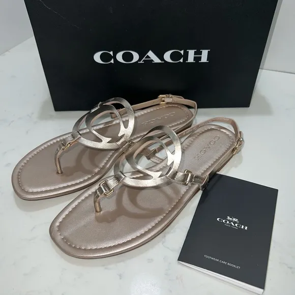 Coach Gold Women's Sandals