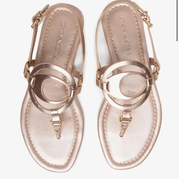 Coach Gold Women's Sandals