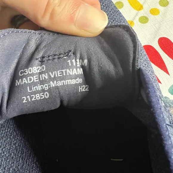 Cole Haan Generation Zero Grad Stitch Little Sneaker Muted Blue Size 11 1/2