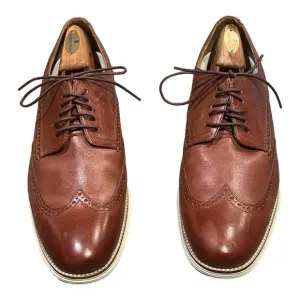Cole Haan Men’s 2.ZeroGrand Wingtip Oxford Size 13M in British Tan Leather