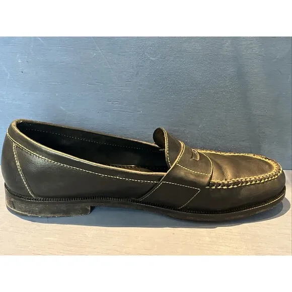 COLE HAAN Mens Size 11 Penny Loafers Dress Shoes Slip On Black Comfort C02431