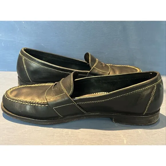 COLE HAAN Mens Size 11 Penny Loafers Dress Shoes Slip On Black Comfort C02431