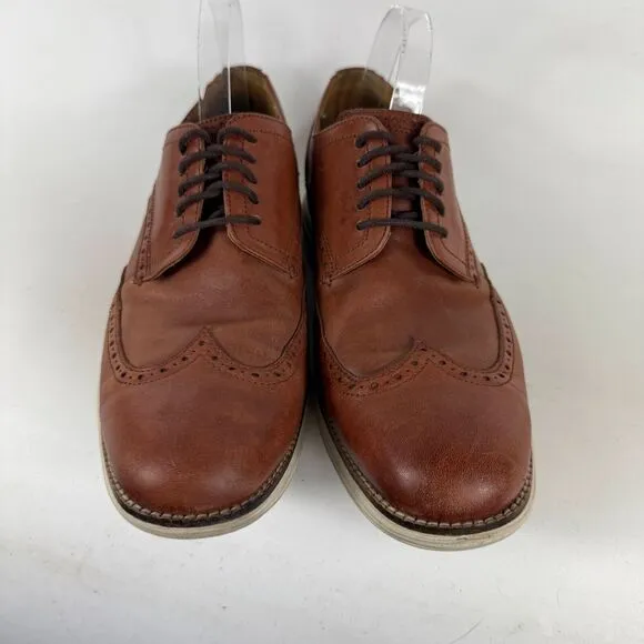 Cole Haan Originalgrand Wingtip Oxfords Men's 11 Brown Lace Up Low Top C26471
