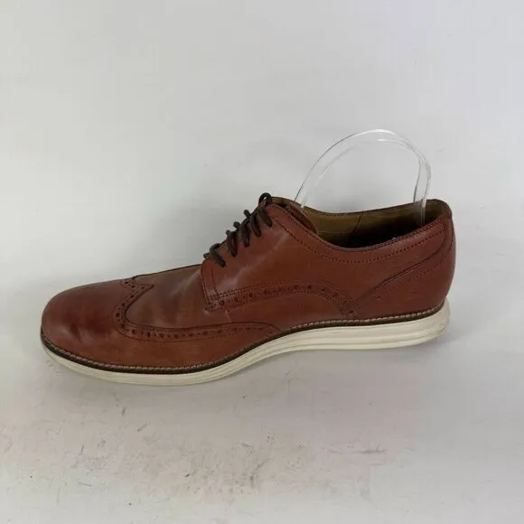 Cole Haan Originalgrand Wingtip Oxfords Men's 11 Brown Lace Up Low Top C26471
