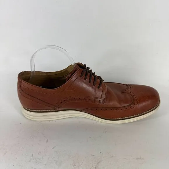 Cole Haan Originalgrand Wingtip Oxfords Men's 11 Brown Lace Up Low Top C26471