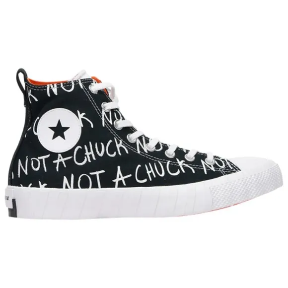 CONVERSE BLACK/WHITE MENS NOT A CHUCK HIGH TOP CASUAL FASHION SNEAKERS NEW