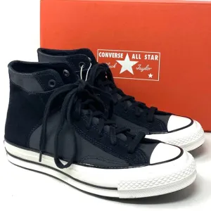 Converse Chuck 70 High Men's Shoes Suede Canvas Black Sneakers Casual A01785C
