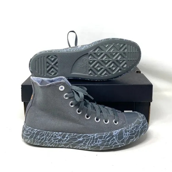 Converse CTAS CX High Top Sneakers Iron Gray For Women's Canvas Shoes A03236C