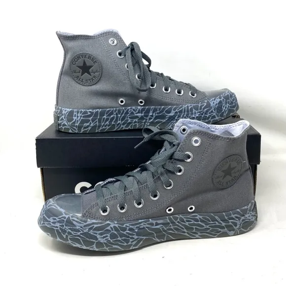 Converse CTAS CX High Top Sneakers Iron Gray For Women's Canvas Shoes A03236C